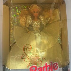 1992 Happy Holidays Special Edition Barbie Doll Mattel 1429 Vintage